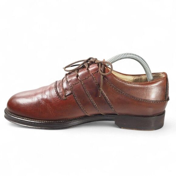 Impulse by Steeple Gate Leather Derby Oxfords Men\'s 7.5‎ Women\'s 9 Brown Italy main image 10